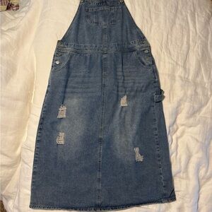 Amazon Blue Denim Midi Dress